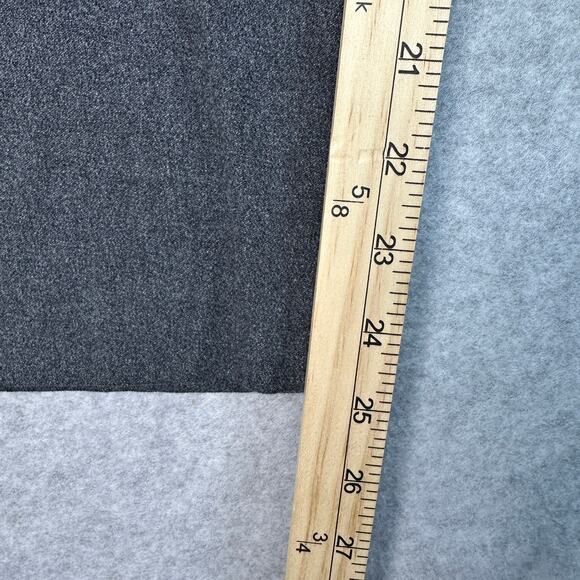 Ava & Viv Capri Pants WMNS 20W Heathered Gray High Rise Stretch Cropped Straight - Picture 10 of 11